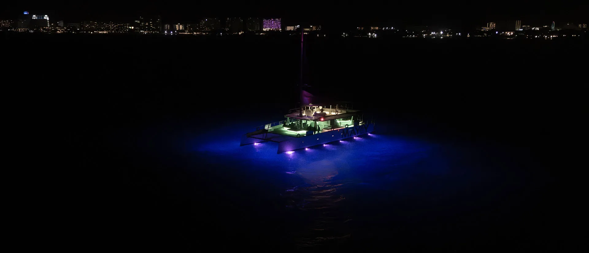 Exclusive Dinner Cruise on a Catamaran in Cancun One Time MAYEY Experience