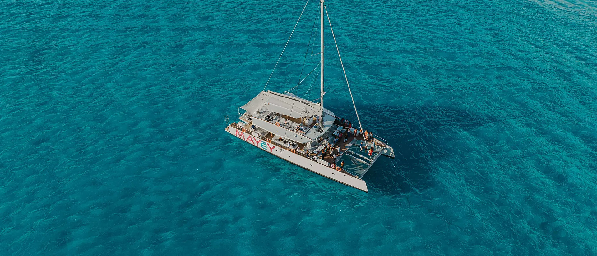 Destination Wedding Packages in Cancun on a Private Catamaran