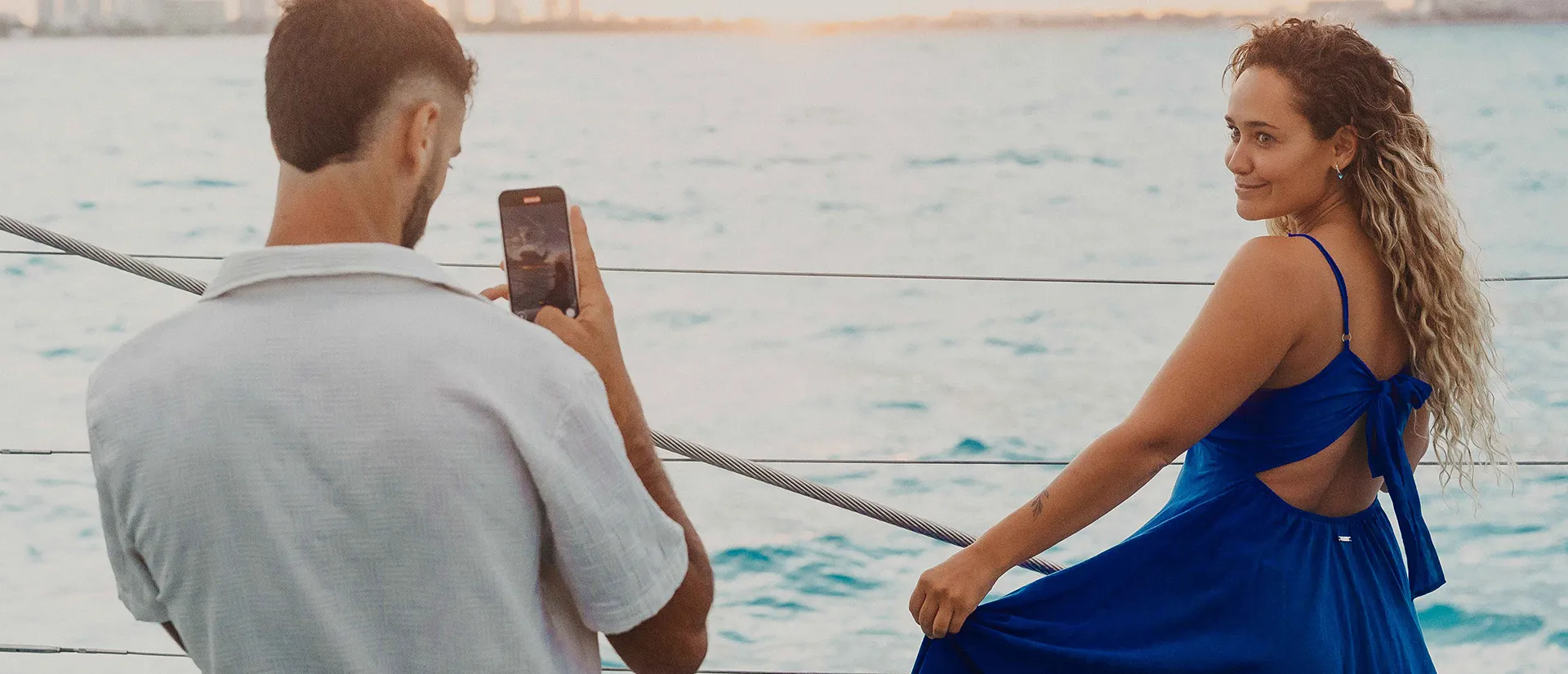Destination Wedding Packages in Cancun on a Private Catamaran